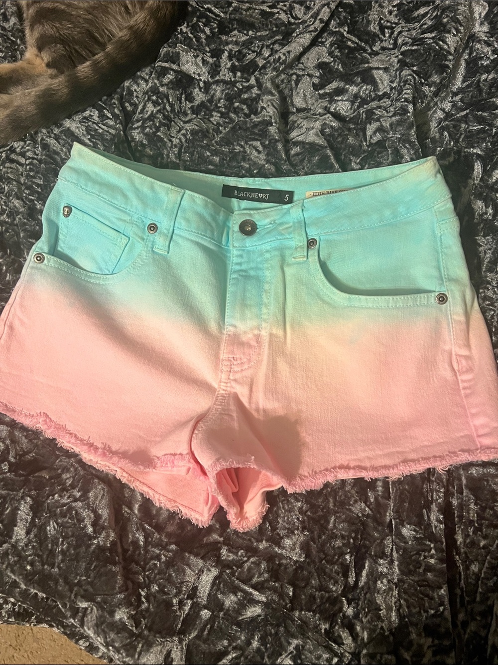 Blackheart Ombre High Rise Shorts - Size 5